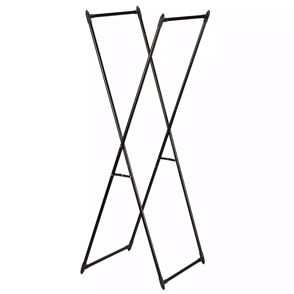 Household Essentials Antique Bronze Valet Clothes Rack