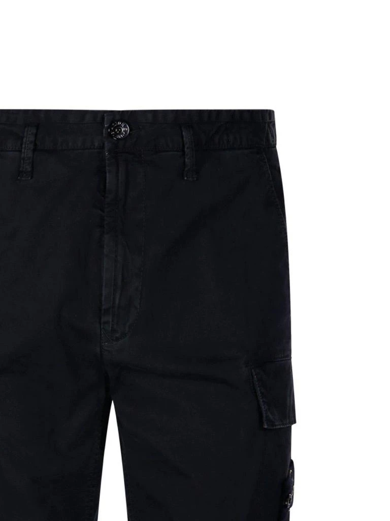 Stone Island Compass Patch Slim-fit Cargo Shorts 4