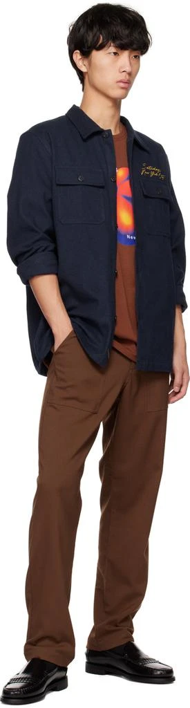 Saturdays NYC Navy Ryan Shirt 4