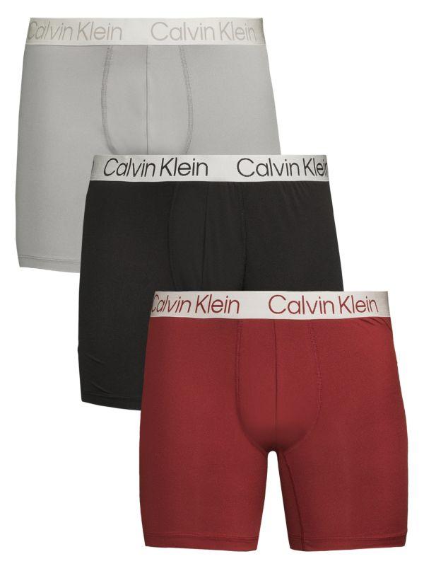 Calvin Klein 3-Pack Logo Boxer Briefs