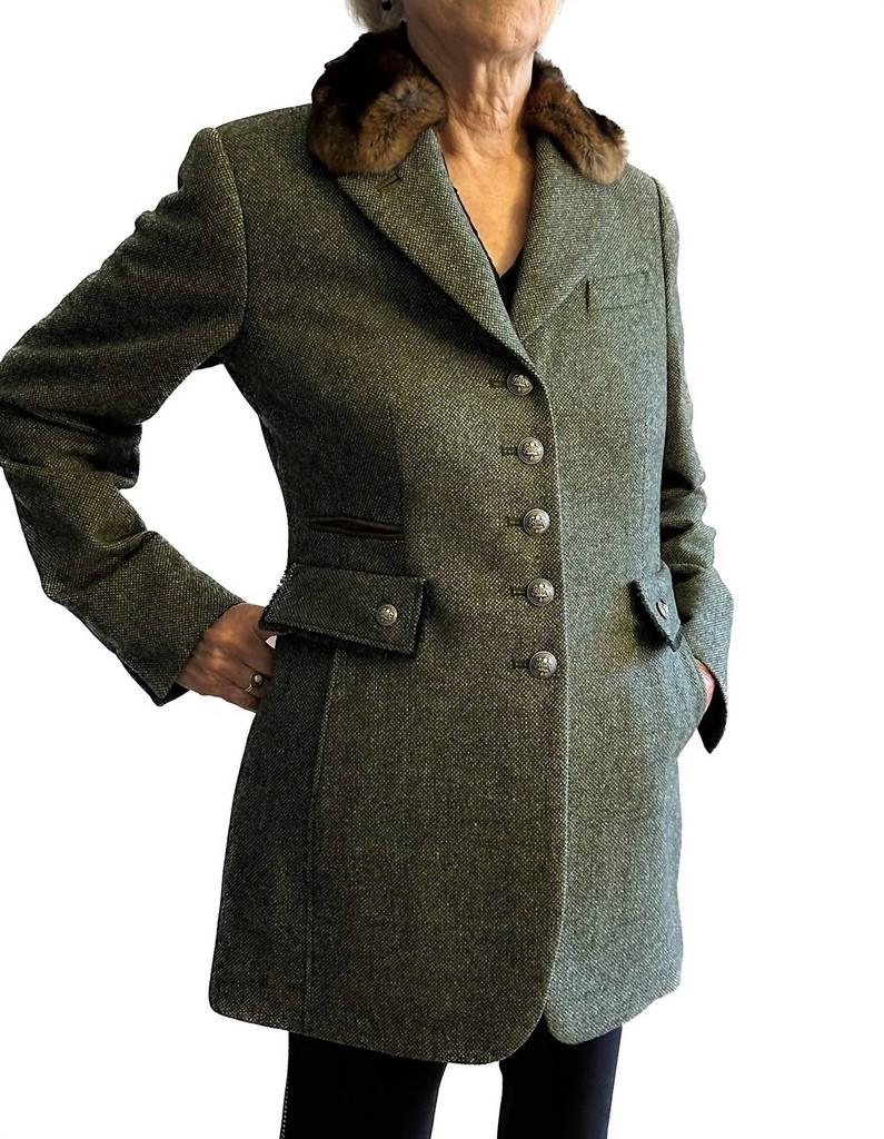 SCHNEIDERS Schneiders - Daniela Tweed Jacket with Fur