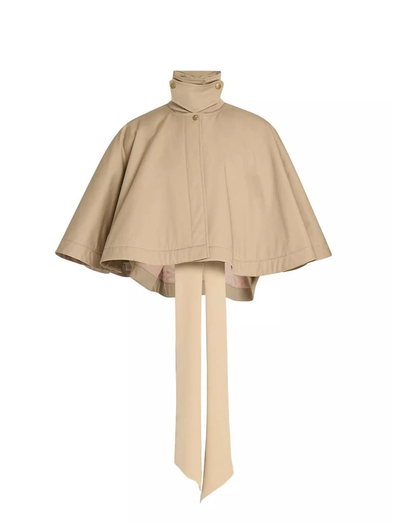 Chloé Cape Tie-Neck Coat 1