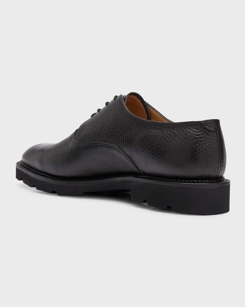 John Lobb Men's Zennor Grained Leather Derby Shoes 3
