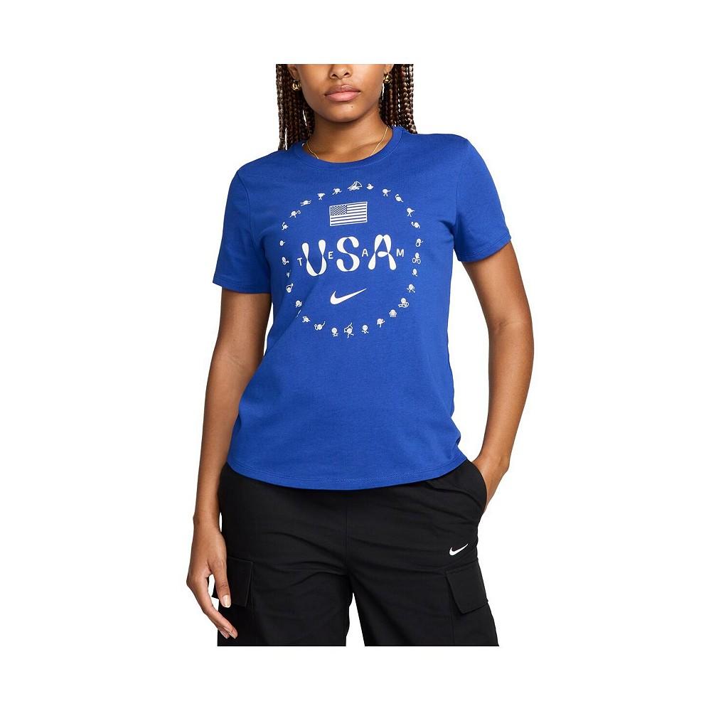 Nike Women's Royal Team USA Club Icon T-Shirt