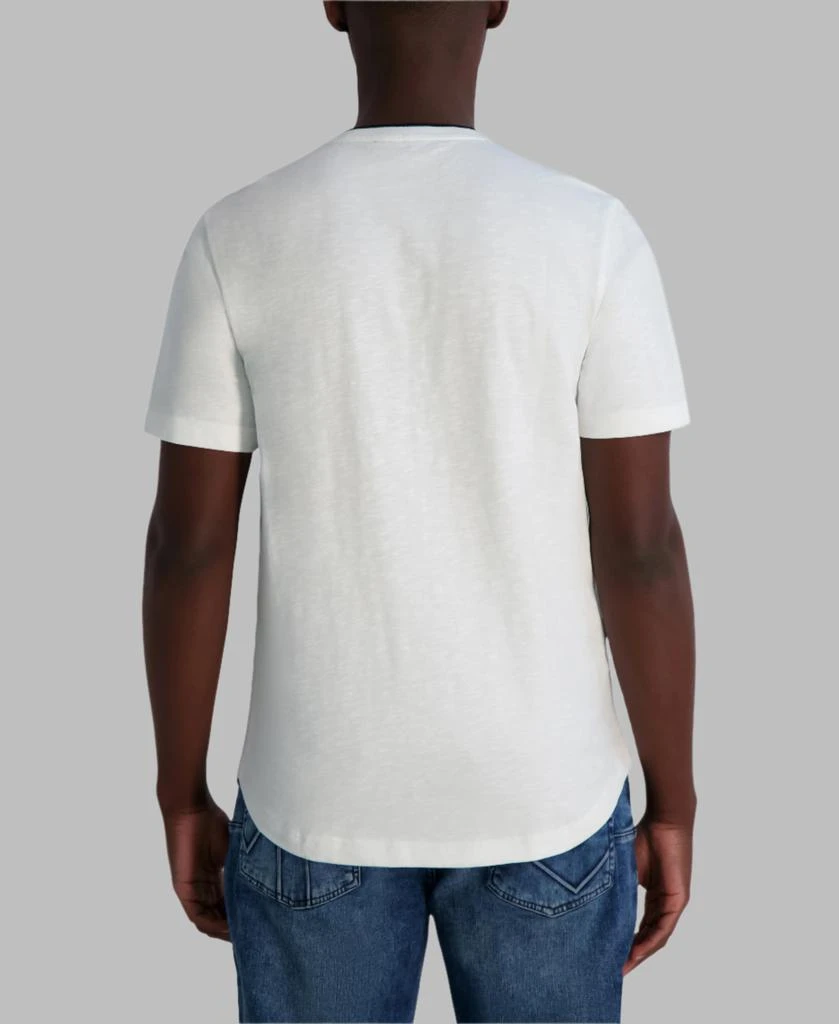 Karl Lagerfeld Paris KARL LOGO PLATE HENLEY TEE 2