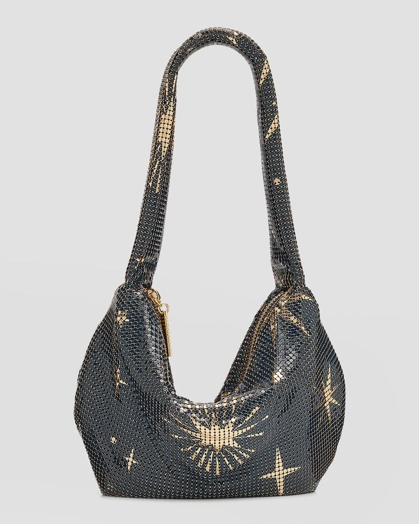 Whiting & Davis Diana Star-Print Hobo bag 1