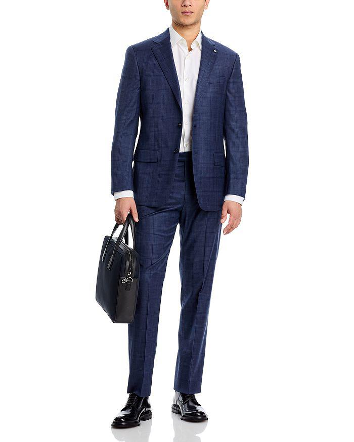 Hart Schaffner Marx Tonal Plaid Regular Fit Suit