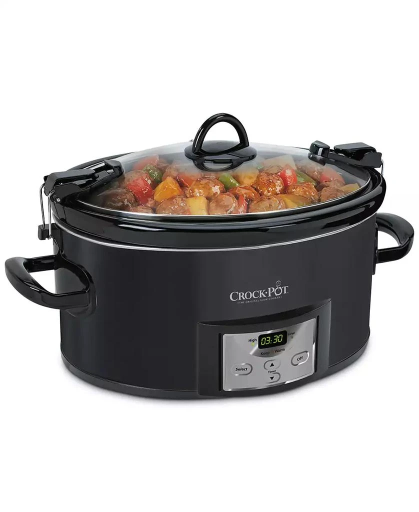 Crock-Pot 7-Quart Cook & Carry Oval Slow Cooker 1
