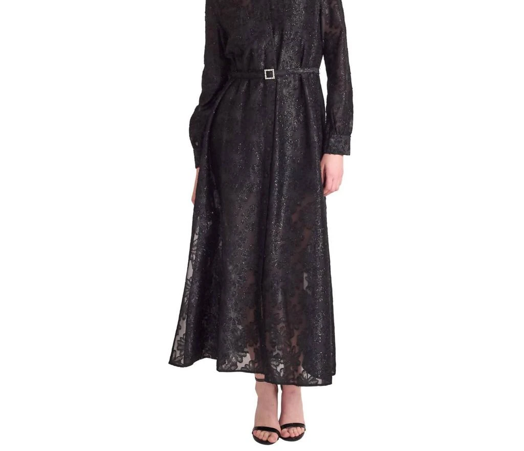 S'Edge S'Edge - Fiona Lace Maxi Dress - Onyx Floral - XS