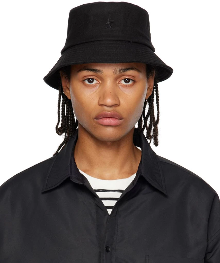 The Frankie Shop Black Frankie Bucket Hat 1