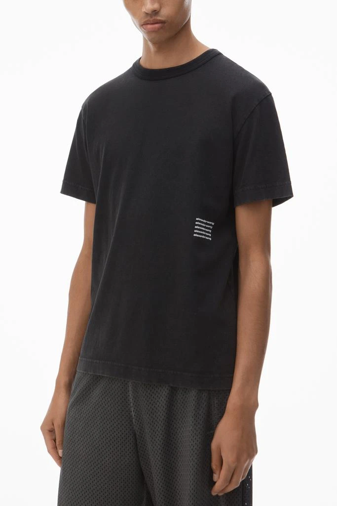Alexander Wang UNISEX ACID WASH TEE IN HIGH TWIST JERSEYÂ 3