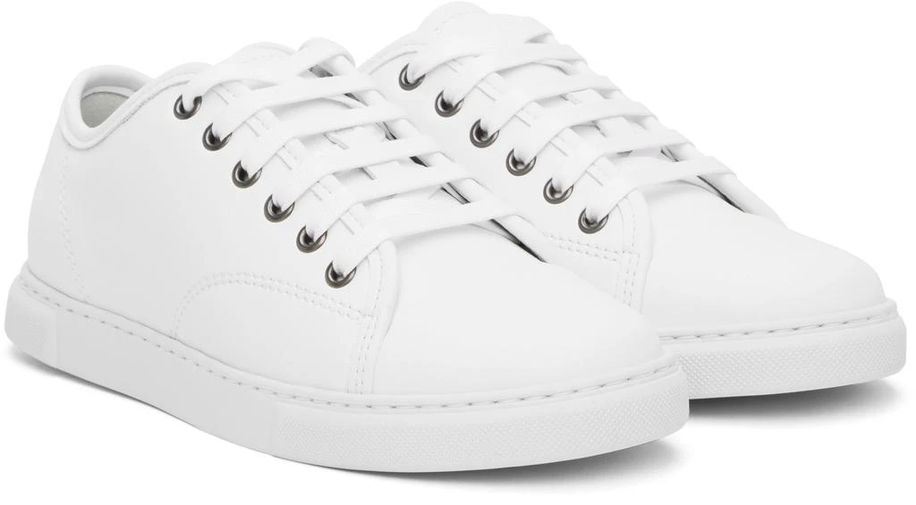 Lanvin White DBB1 Leather Sneakers 4