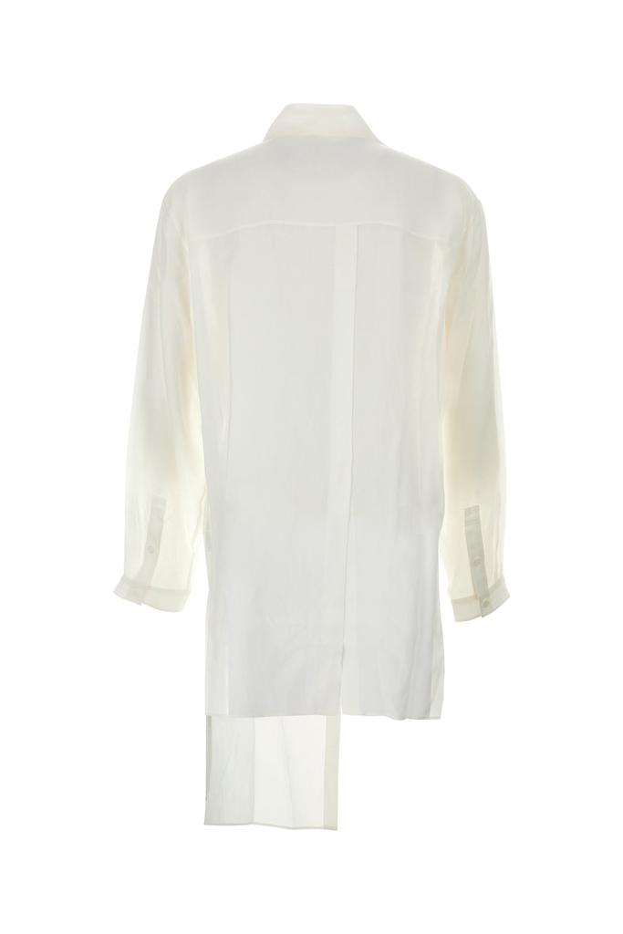 YOHJI YAMAMOTO White cellulose oversize shirt