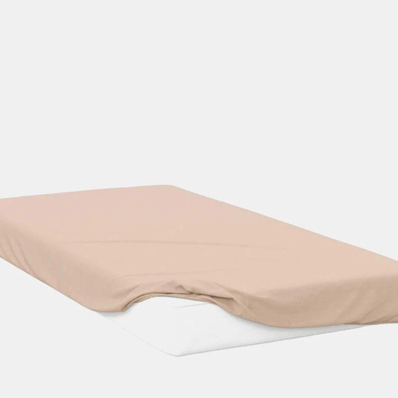 Belledorm Belledorm 400 Thread Count Egyptian Cotton Fitted Sheet (Cream) (Twin) (Twin) (UK Single) TWIN 1