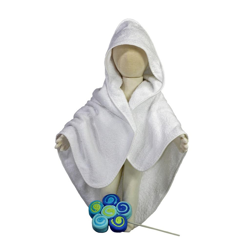 Baby Mode Signature 3 Stories Trading Terry Cloth Hooded Baby Towel And 12 Washcloth Gift Set