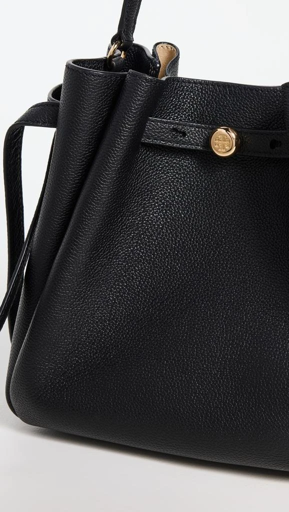 Tory Burch Romy Pebbled Small Bucket Bag 4