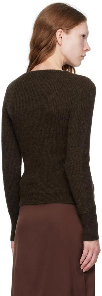 Jacquemus Brown Le Chouchou 'La Maille Pau' Cardigan 3