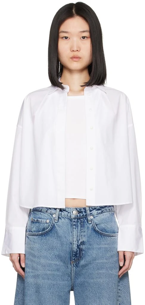 Rag & Bone White Martha Shirt 1