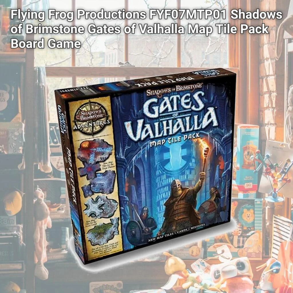 Flying Frog Productions Shadows of Brimstone Gates of Valhalla Map Tile Pack Board Game 2