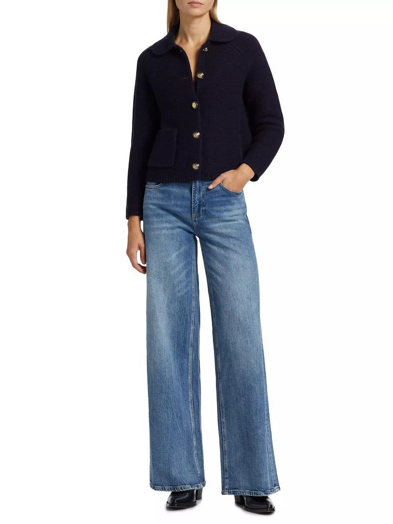 ba&sh Gabriel Wool-Blend Knit Cardigan 2