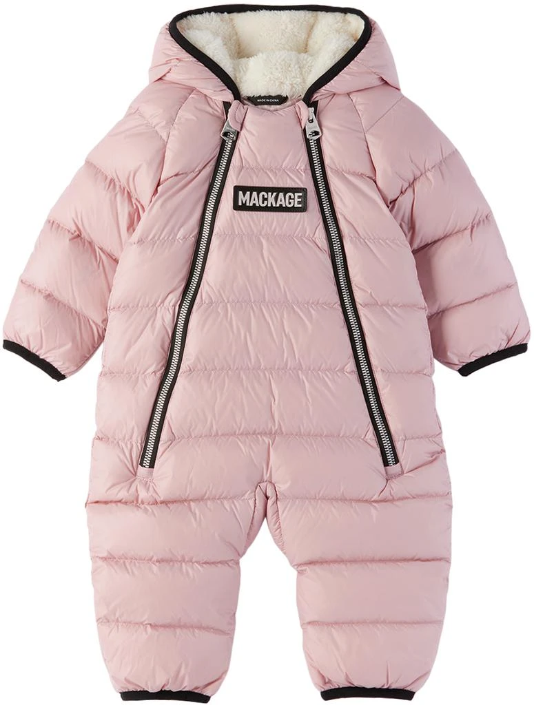 Mackage Baby Pink Bambi Down Snowsuit 1
