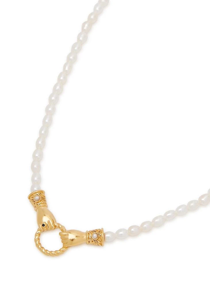 Missoma X Harris Reed In Good Hands pearl necklace 3