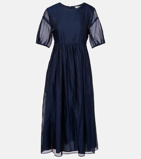 Max Mara Fatoso silk-blend organza midi dress 1