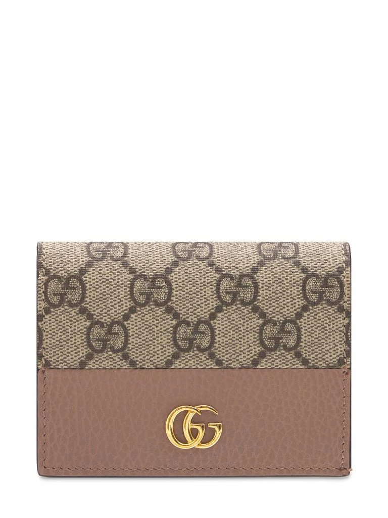 Gucci Gg Marmont Canvas & Leather Wallet 1