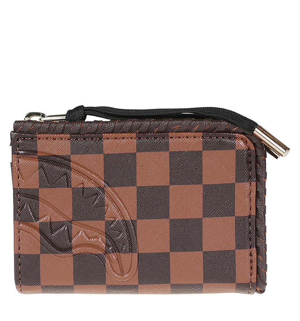 SprayGround Sprayground Checked Zipped Wallet