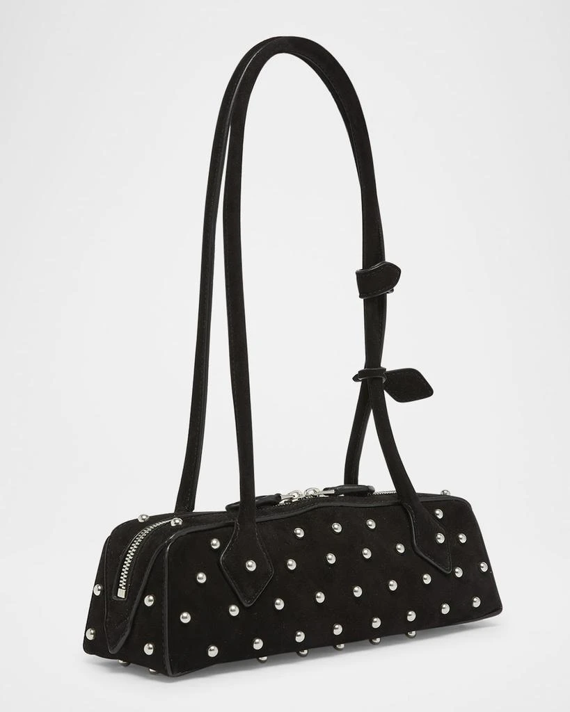 Alaia Le Teckel Small Shoulder Bag in Studded Suede 3