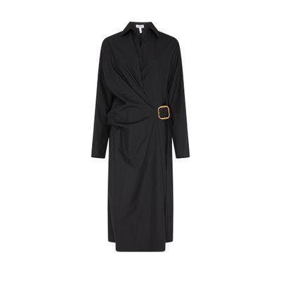 オールインワン・サロペット Loewe Belted Midi Dress With Deep V-Neckline Loewe Belted Midi Dress - Dresses & Skirts - Compare Prices