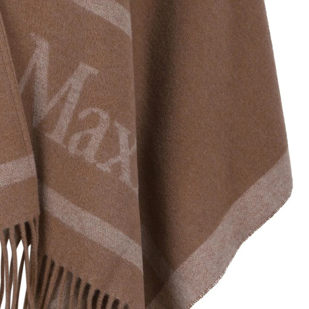 Max Mara Max Mara Studio Hildestd Fringed Edge Cape 4