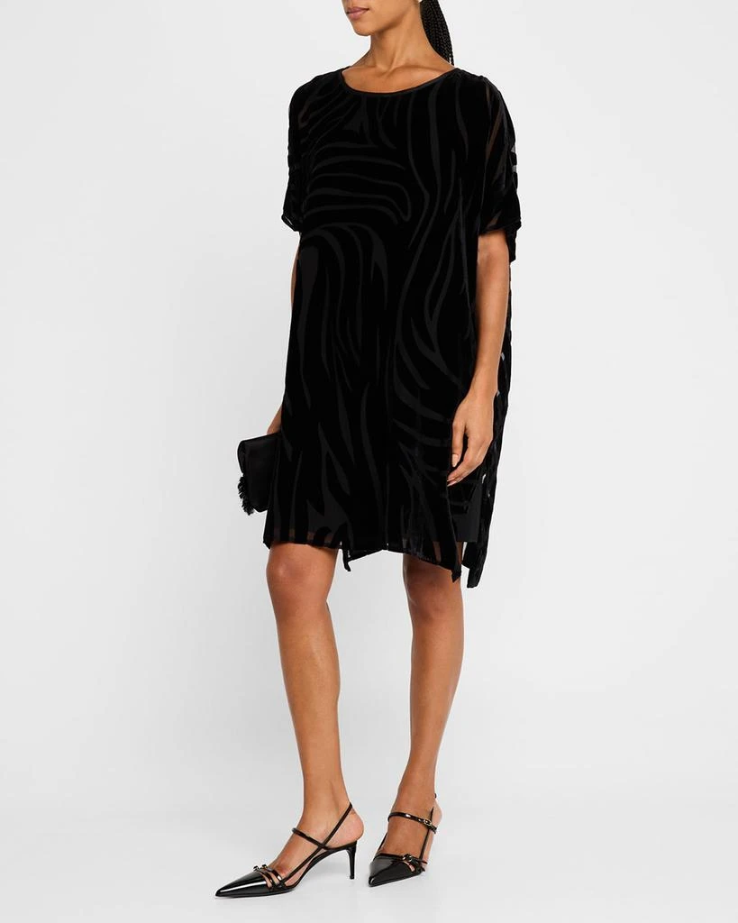 Caroline Rose Velvet Burnout Caftan Dress 2
