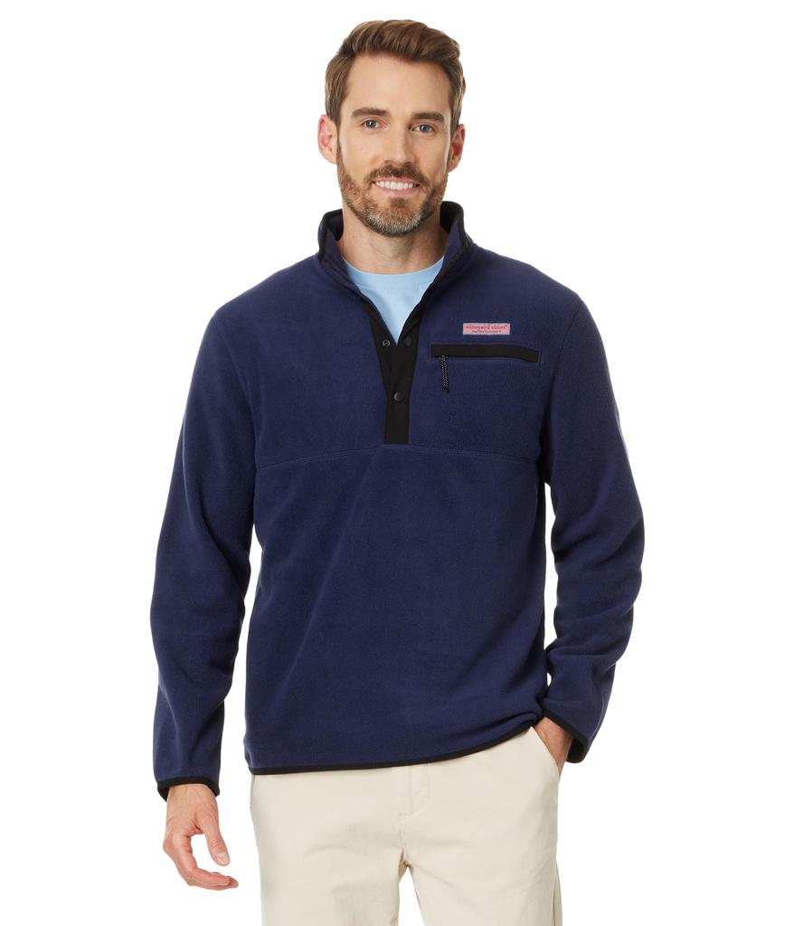 Vineyard Vines Harbor Fleece Quarter-Snap