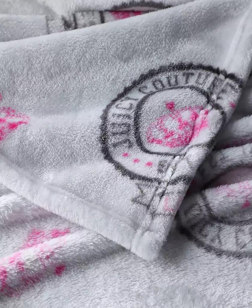 Juicy Couture Plush Throw, 50" x 70"
