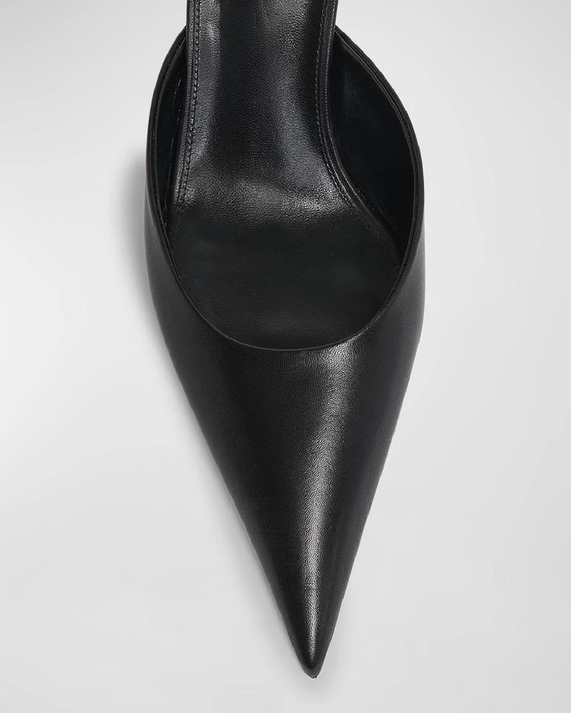 Yves Saint Laurent Barbara Leather Mule Pumps 6