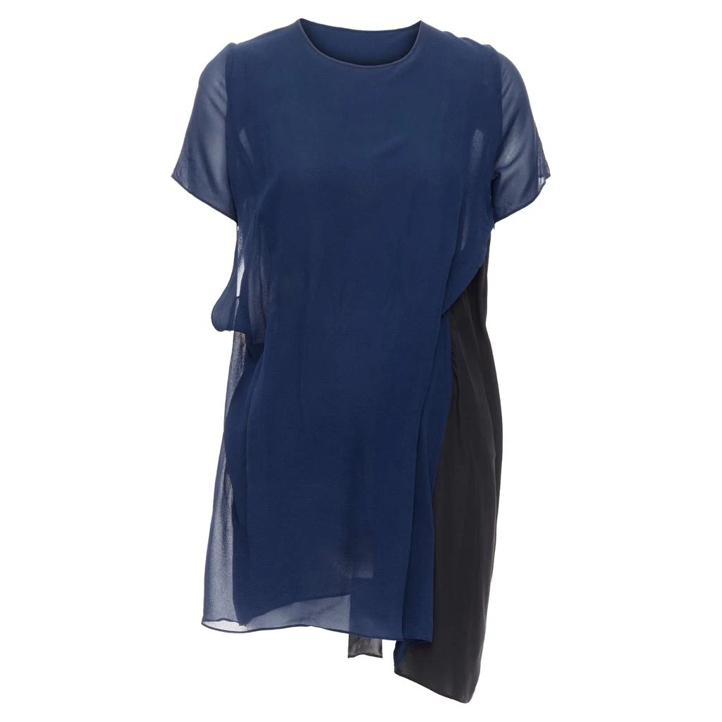 Acne Studios Paloma Bicolor Drape Dress 1