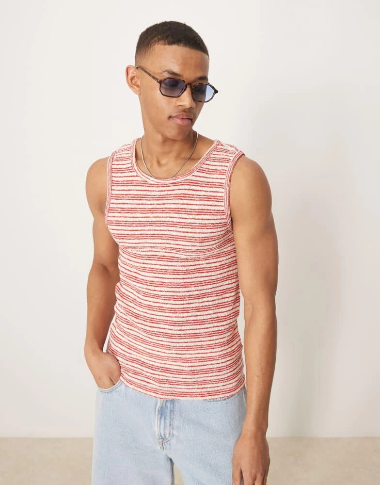 ASOS ASOS DESIGN round sunglasses with blue lens and tortoiseshell frame 3