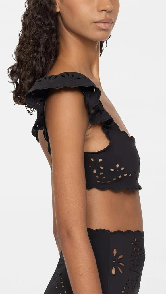 Sea Liat Embroidery Flutter Sleeve Bikini Top 3