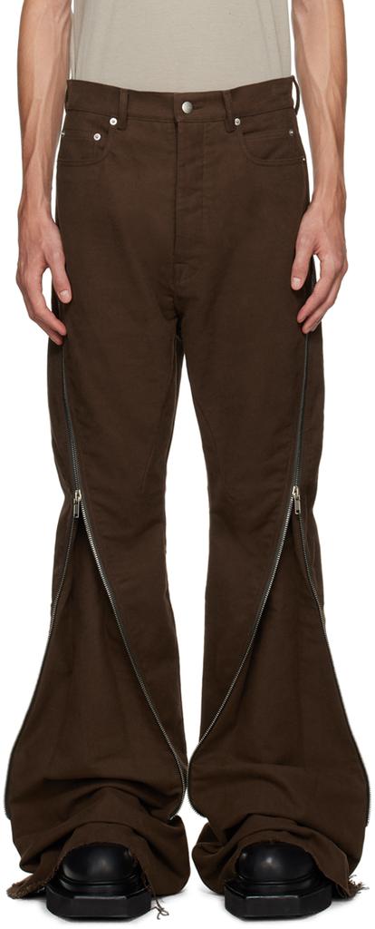 Rick Owens Brown Bolan Banana Jeans - Jeans - Free Shipping
