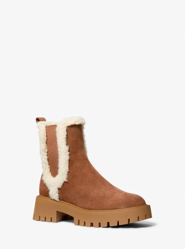 Michael Kors Asher Suede and Faux Shearling Boot 1