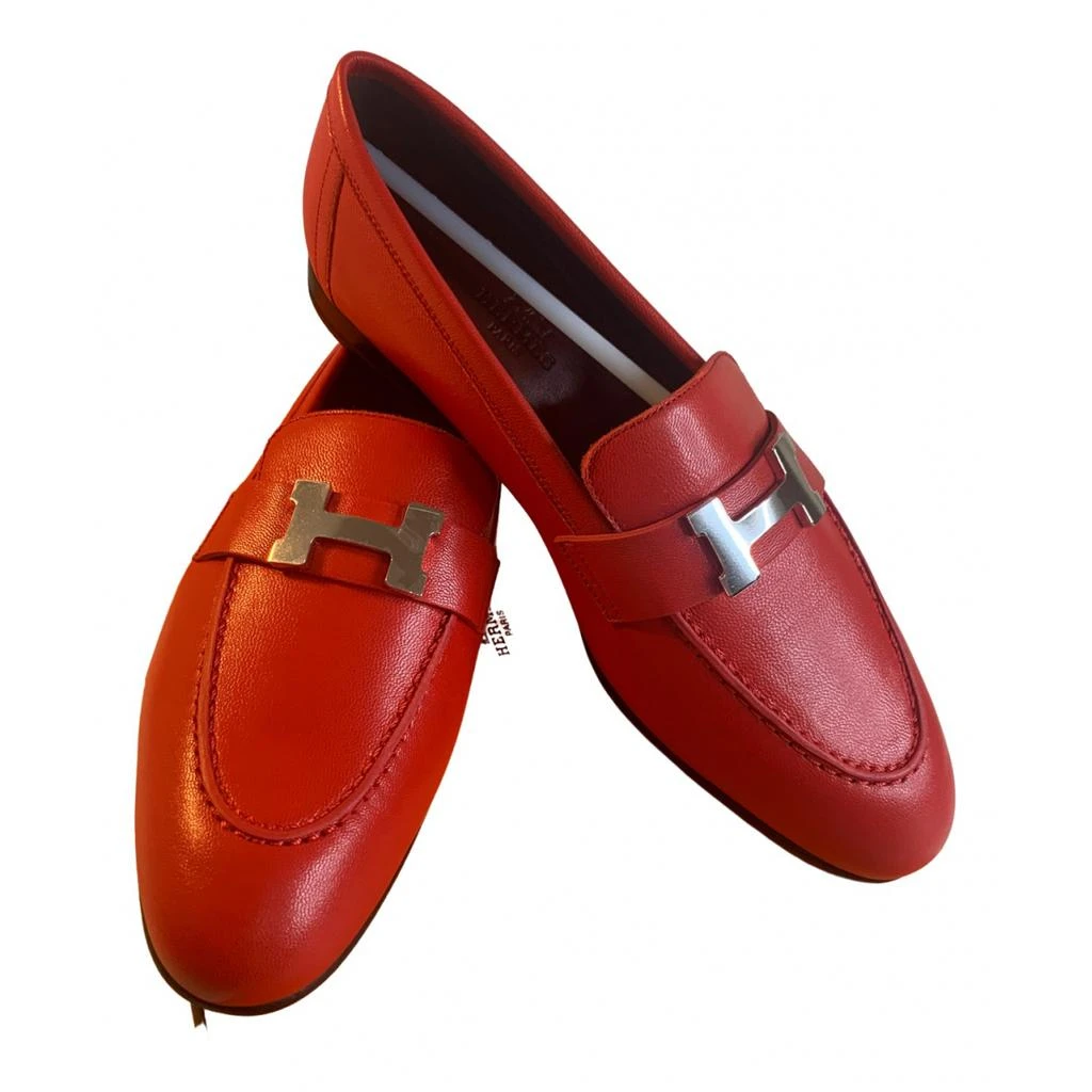 Hermès Hermès Paris leather flats