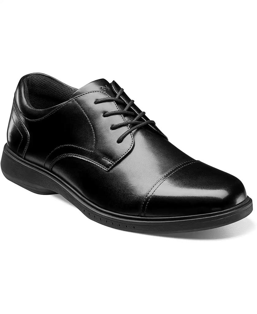 Nunn Bush Men's Kore Pro Cap Toe Oxford with Slip Resistant Comfort Technology