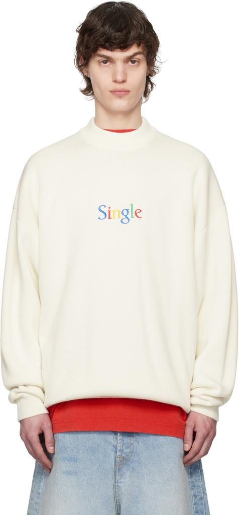 Vetements Off-White 'Single' Sweater