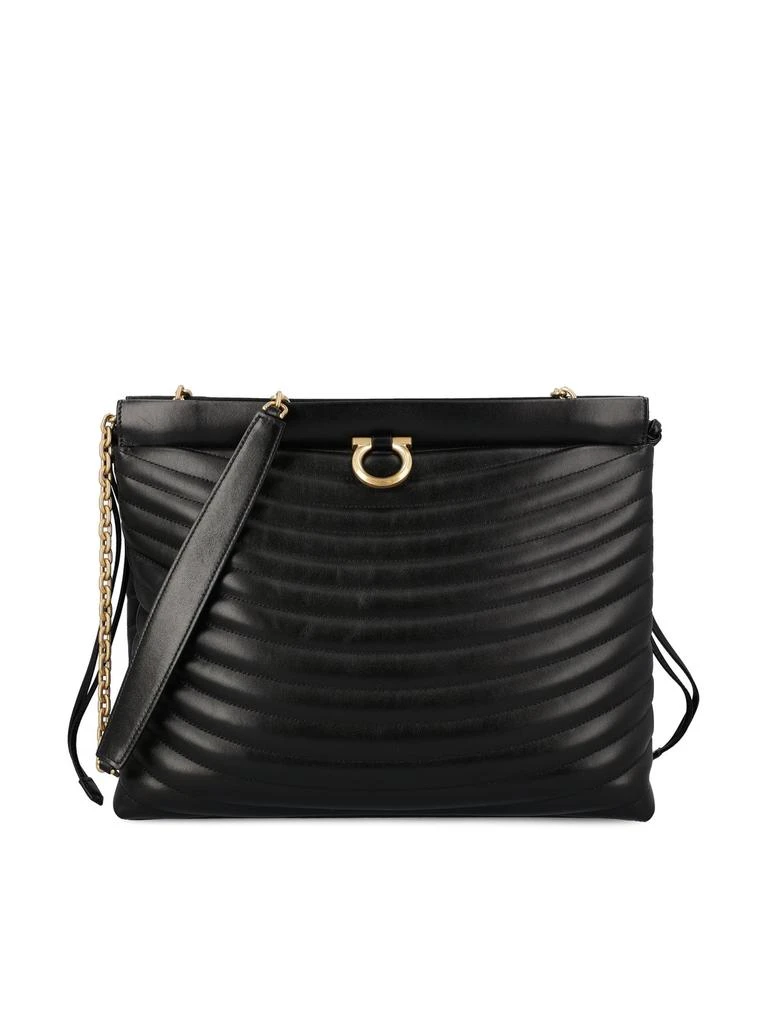 Salvatore Ferragamo Ferragamo Gancini Shoulder Bag 1
