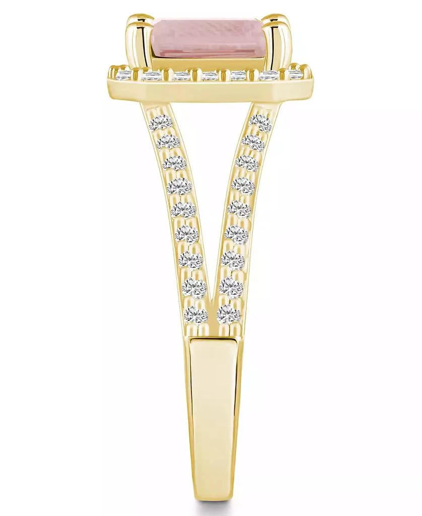 Macy
s Morganite (1-3/8 ct. t.w.) and Diamond (1/2 ct. t.w.) Halo Ring in 14K Yellow Gold 4