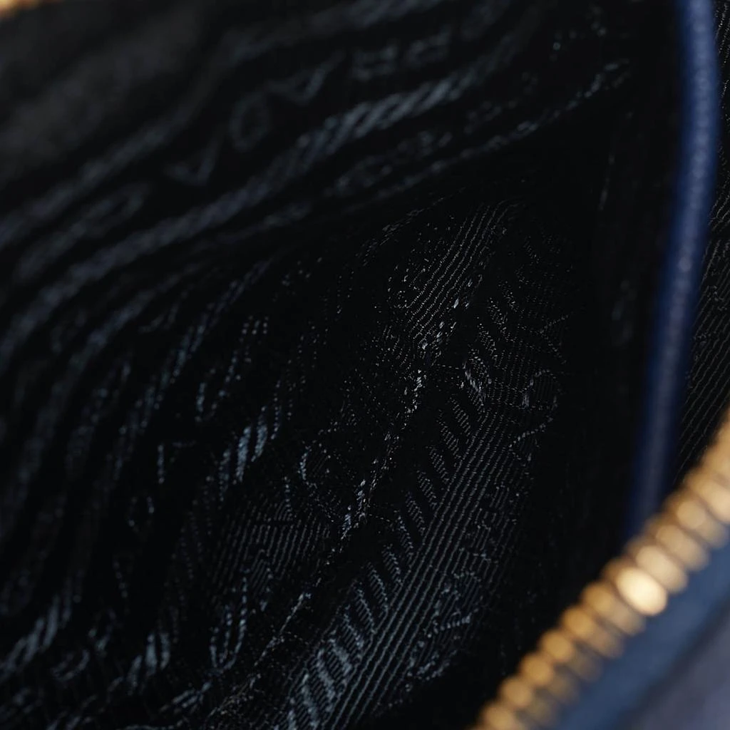 Prada Prada Navy Blue Saffiano Lux Leather Mini Camera Crossbody Bag 8