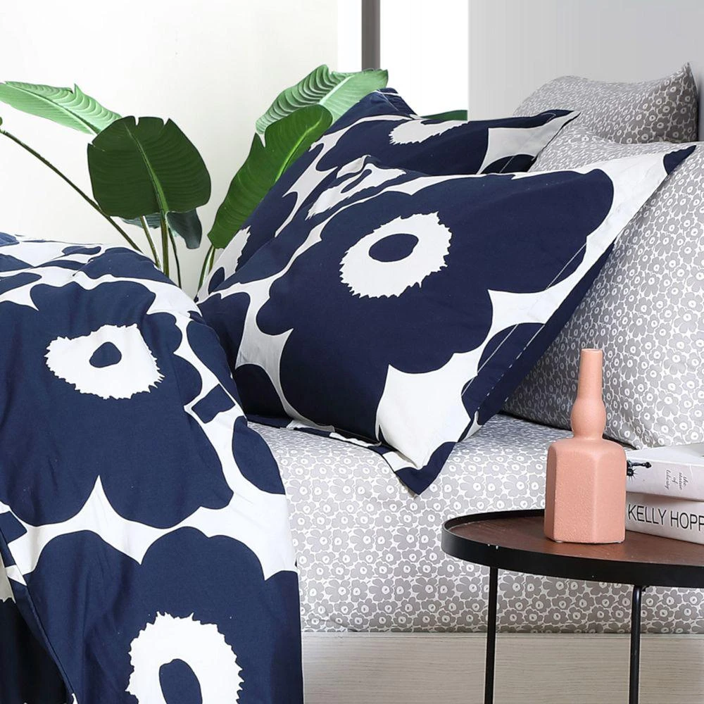 marimekko Unikko Blue Comforter Set, Full/Queen 5