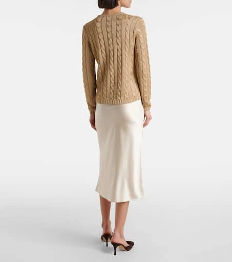 Ralph Lauren Cable-knit silk sweater 3