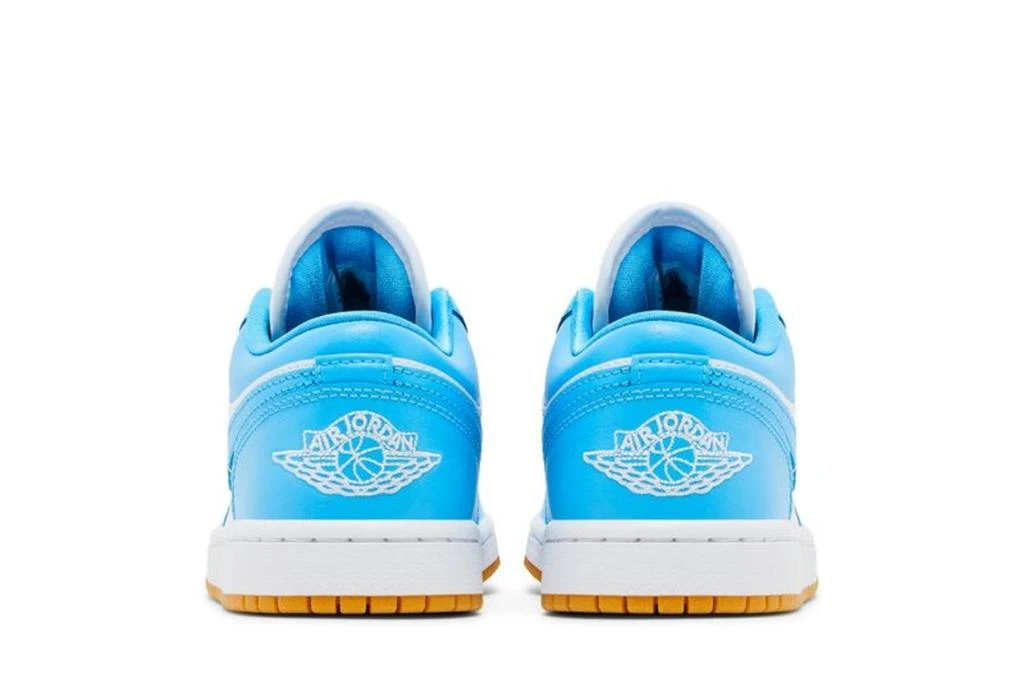 Jordan 1 Low White Gum Light Brown Dark Powder Blue (Women's) 4